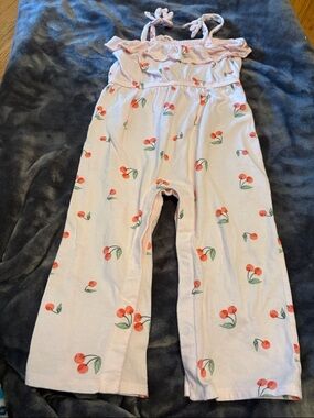 GAP Pink Cherry Print Matching Set